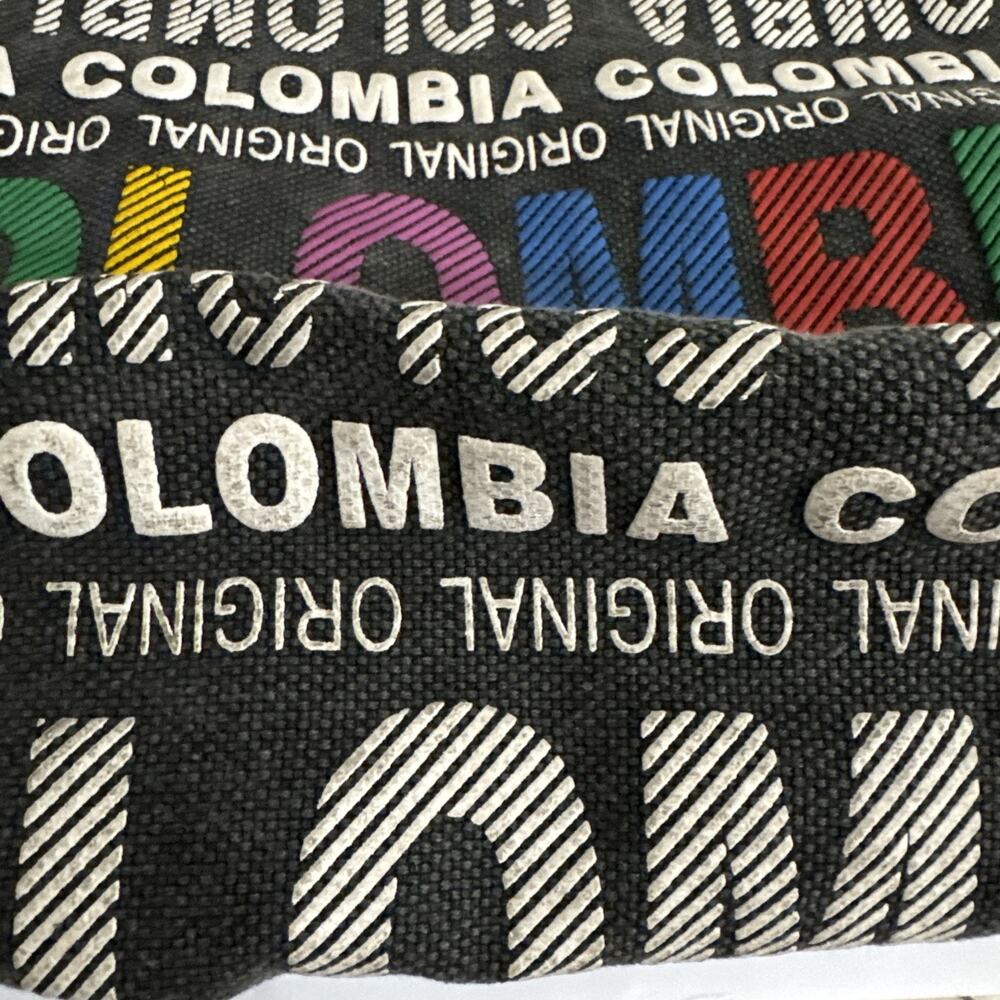Rare Robin Ruth Bag Original Columbia Black Bag With Colorful Columbia - Picture 6 of 16